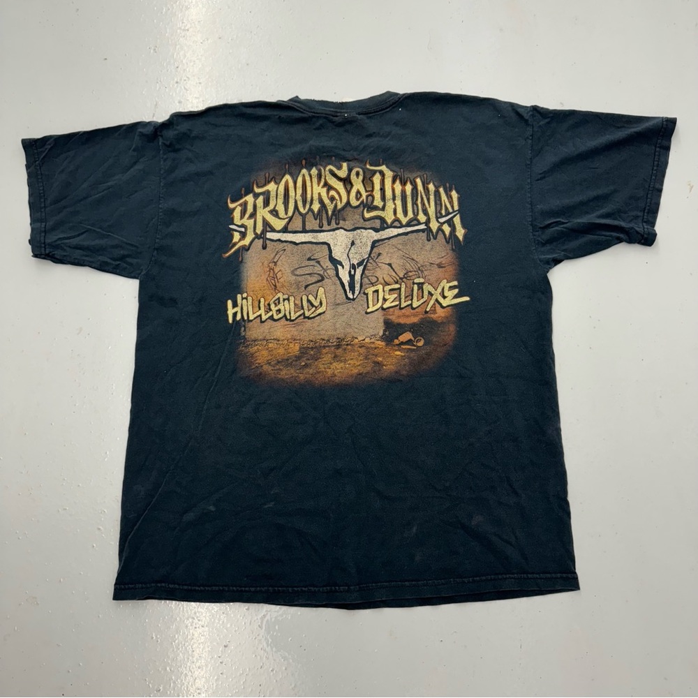 Vintage Brooks & Dunn Hillbilly Deluxe Concert T Shirt - Picture 2 of 8